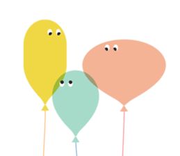 Balloon Friends vol.2 sticker #400913