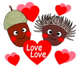 Friends of the acorn sticker #401079