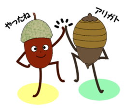 Friends of the acorn sticker #401080