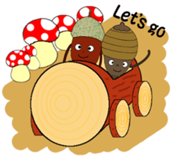 Friends of the acorn sticker #401085