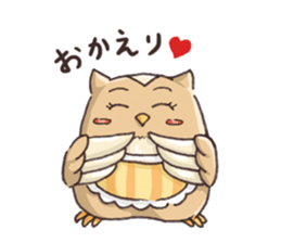 Owl Basket ~ Mother's Words ~ sticker #401188