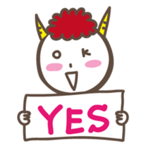 Naughty ogre boy YOSHIO sticker #401391