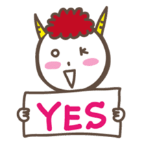 Naughty ogre boy YOSHIO sticker #401391