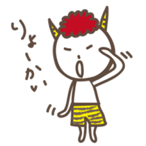 Naughty ogre boy YOSHIO sticker #401420