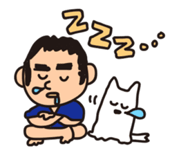 Japanese Kyushu Boy and His Dog sticker #401556