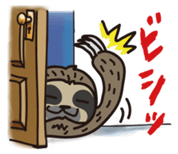 The sloth out of the room sticker #401643
