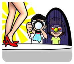 Maybe : Couple Fighting sticker #403562