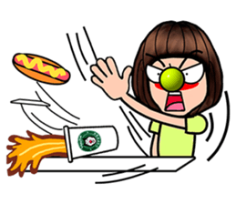 Maybe : Couple Fighting sticker #403573