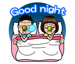 Maybe : Couple Fighting sticker #403600