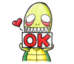 Turtle from the stars sticker #403641