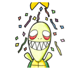 Turtle from the stars sticker #403644