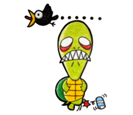 Turtle from the stars sticker #403647