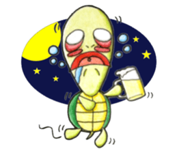 Turtle from the stars sticker #403650