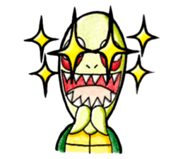 Turtle from the stars sticker #403651