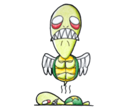 Turtle from the stars sticker #403654