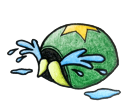 Turtle from the stars sticker #403656