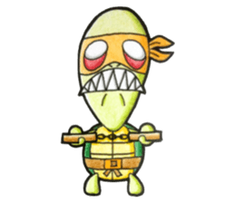 Turtle from the stars sticker #403658