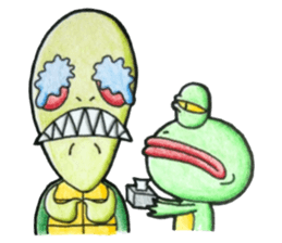 Turtle from the stars sticker #403675