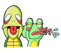 Turtle from the stars sticker #403677