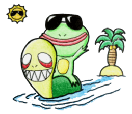 Turtle from the stars sticker #403678