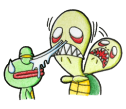 Turtle from the stars sticker #403679