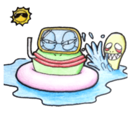 Turtle from the stars sticker #403680
