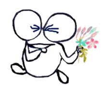 Flowersticker- Magokoro-kun and Flowers sticker #403857