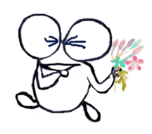 Flowersticker- Magokoro-kun and Flowers sticker #403857