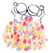 Flowersticker- Magokoro-kun and Flowers sticker #403864