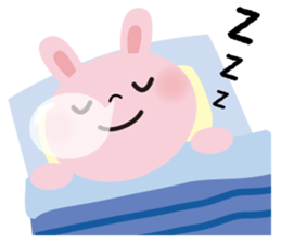 Pleasant fellow and rabbit sticker #404415