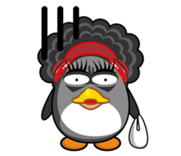 Penguin Auntie sticker #404602