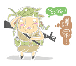 Taiwan grandmother 01 sticker #404731