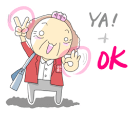 Taiwan grandmother 01 sticker #404742