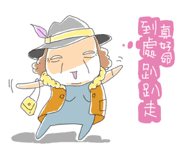 Taiwan grandmother 01 sticker #404748