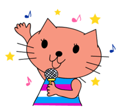 Kawaii!!! cat sticker sticker #404801