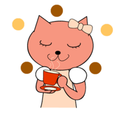 Kawaii!!! cat sticker sticker #404806