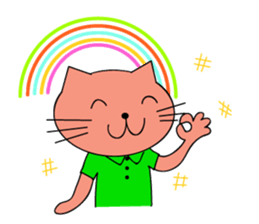 Kawaii!!! cat sticker sticker #404809