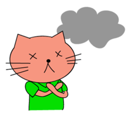 Kawaii!!! cat sticker sticker #404810