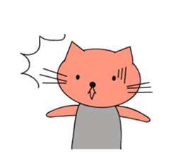 Kawaii!!! cat sticker sticker #404813