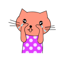 Kawaii!!! cat sticker sticker #404819