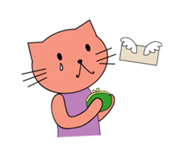 Kawaii!!! cat sticker sticker #404828