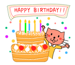 Kawaii!!! cat sticker sticker #404832