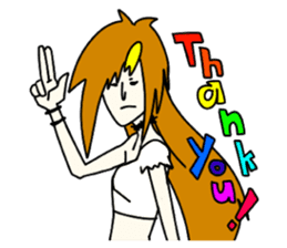 RINA OCHOKU Everyday ver. sticker #405379