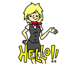 RINA OCHOKU Everyday ver. sticker #405389