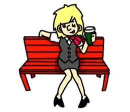 RINA OCHOKU Everyday ver. sticker #405398