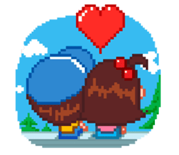 Mr.Dot & Ms.Pixel sticker #405849