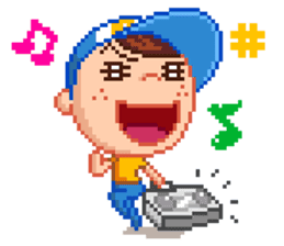 Mr.Dot & Ms.Pixel sticker #405854