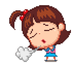 Mr.Dot & Ms.Pixel sticker #405855