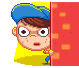 Mr.Dot & Ms.Pixel sticker #405871