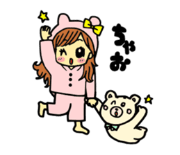 Small princess & Bear sticker #406751